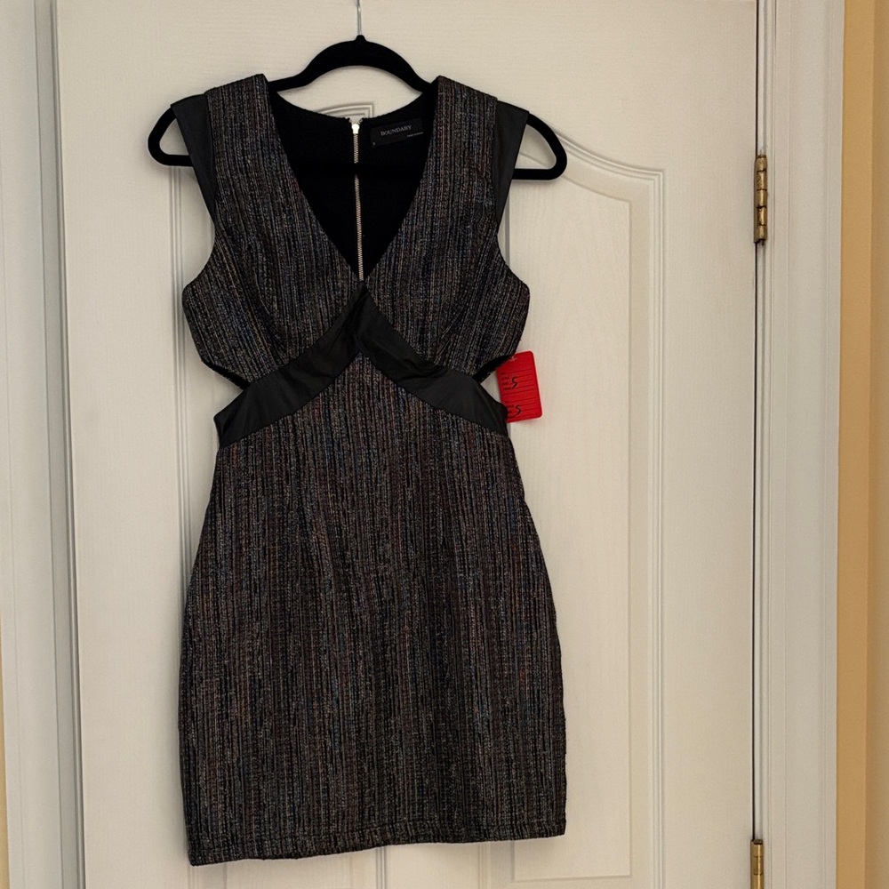 Chic Black and multicolor Dress